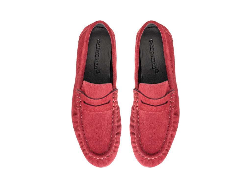 Penny Loafer aus Wildleder für Damen