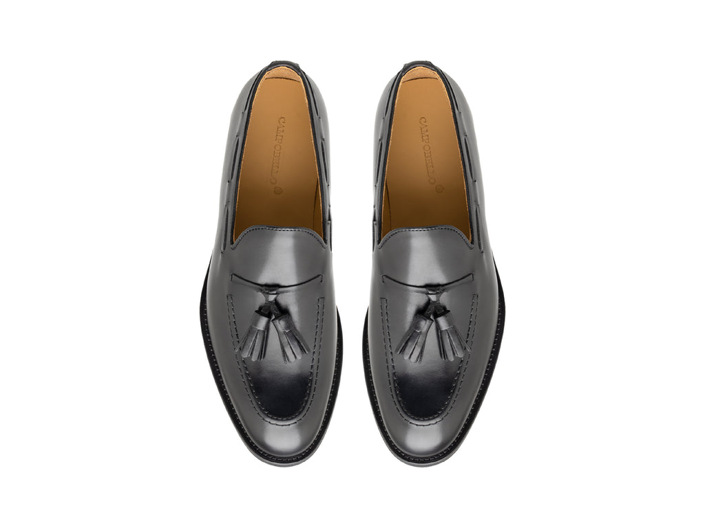 Herren-Lederslipper mit Quaste