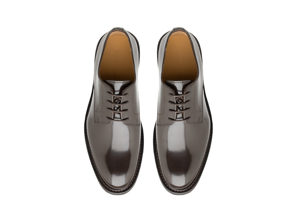 Damen-Schnürschuhe aus glattem Leder