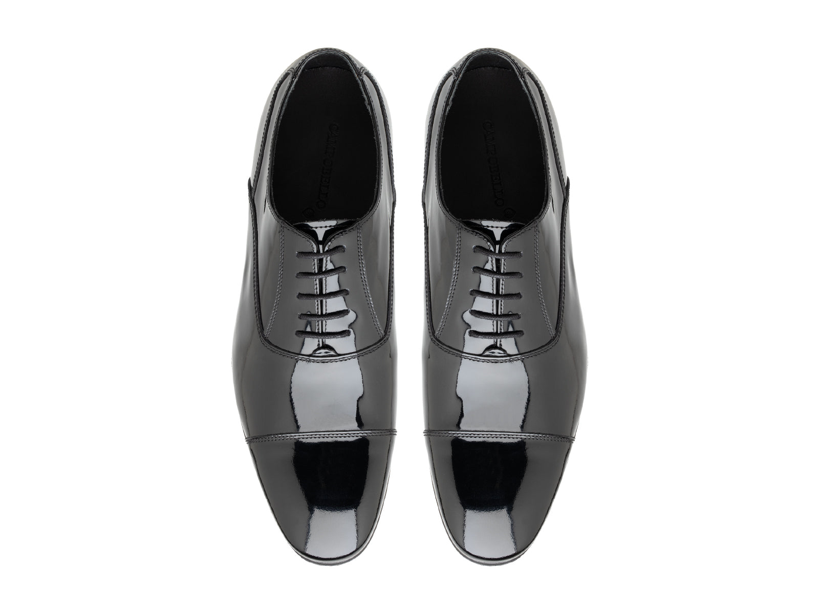 Men’s Hand-Finished Patent Leather Oxford Shoes