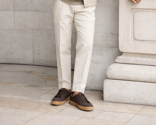 Men’s Cupsole Leather Sneakers