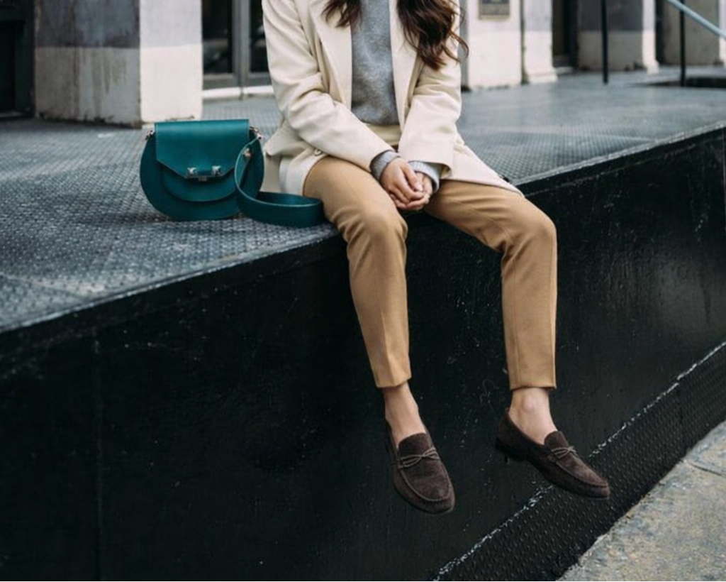 Women's Suede Leather Penny Loafer