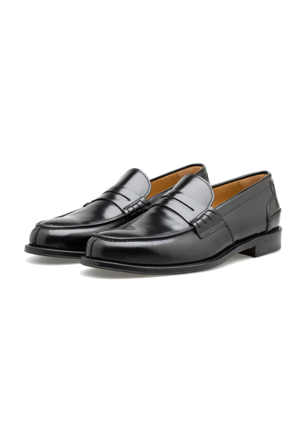 Men's Polished Calf Leather Penny Loafer