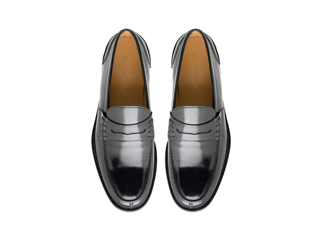 Men's Polished Calf Leather Penny Loafer