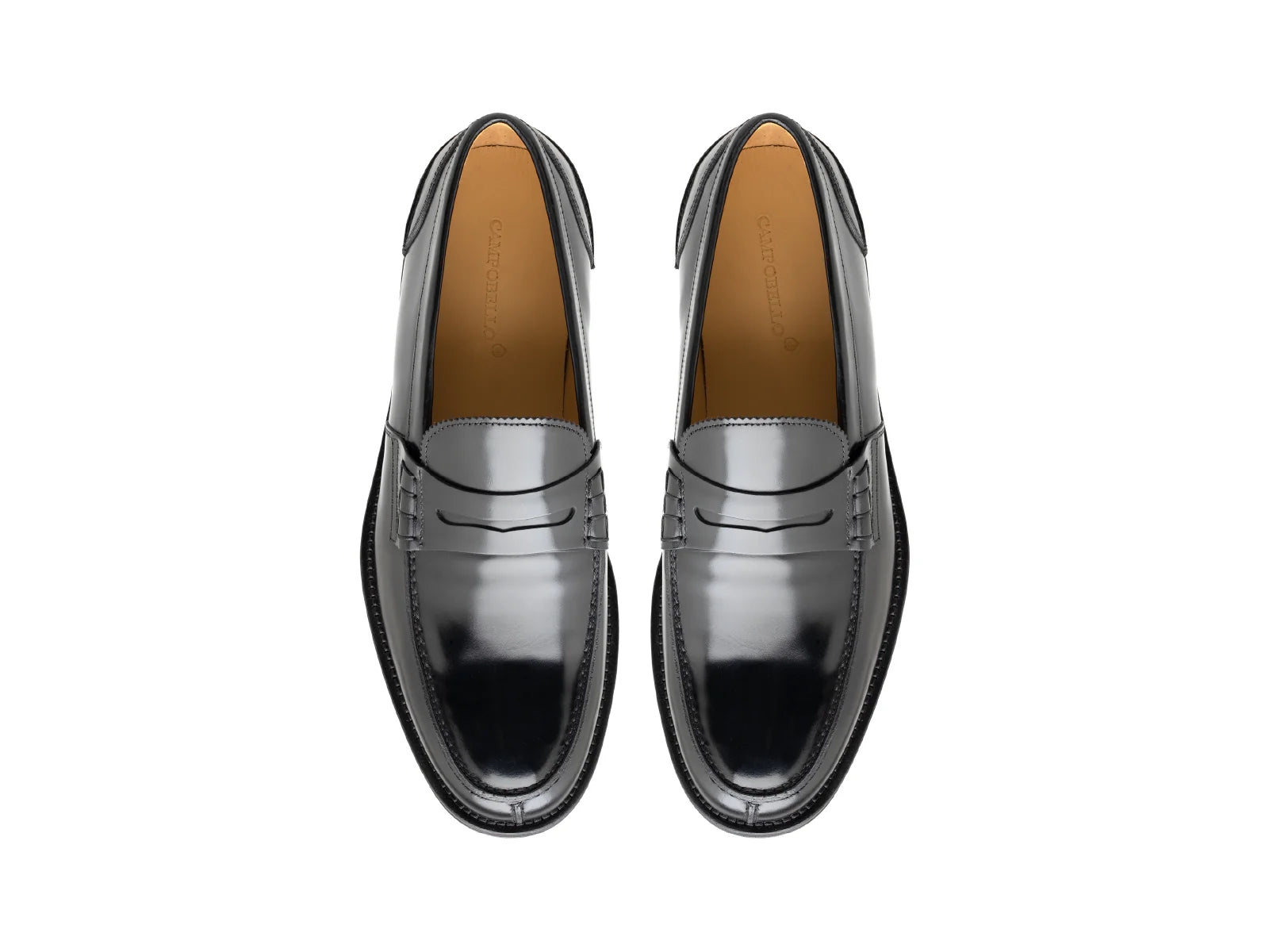 Men's Polished Calf Leather Penny Loafer