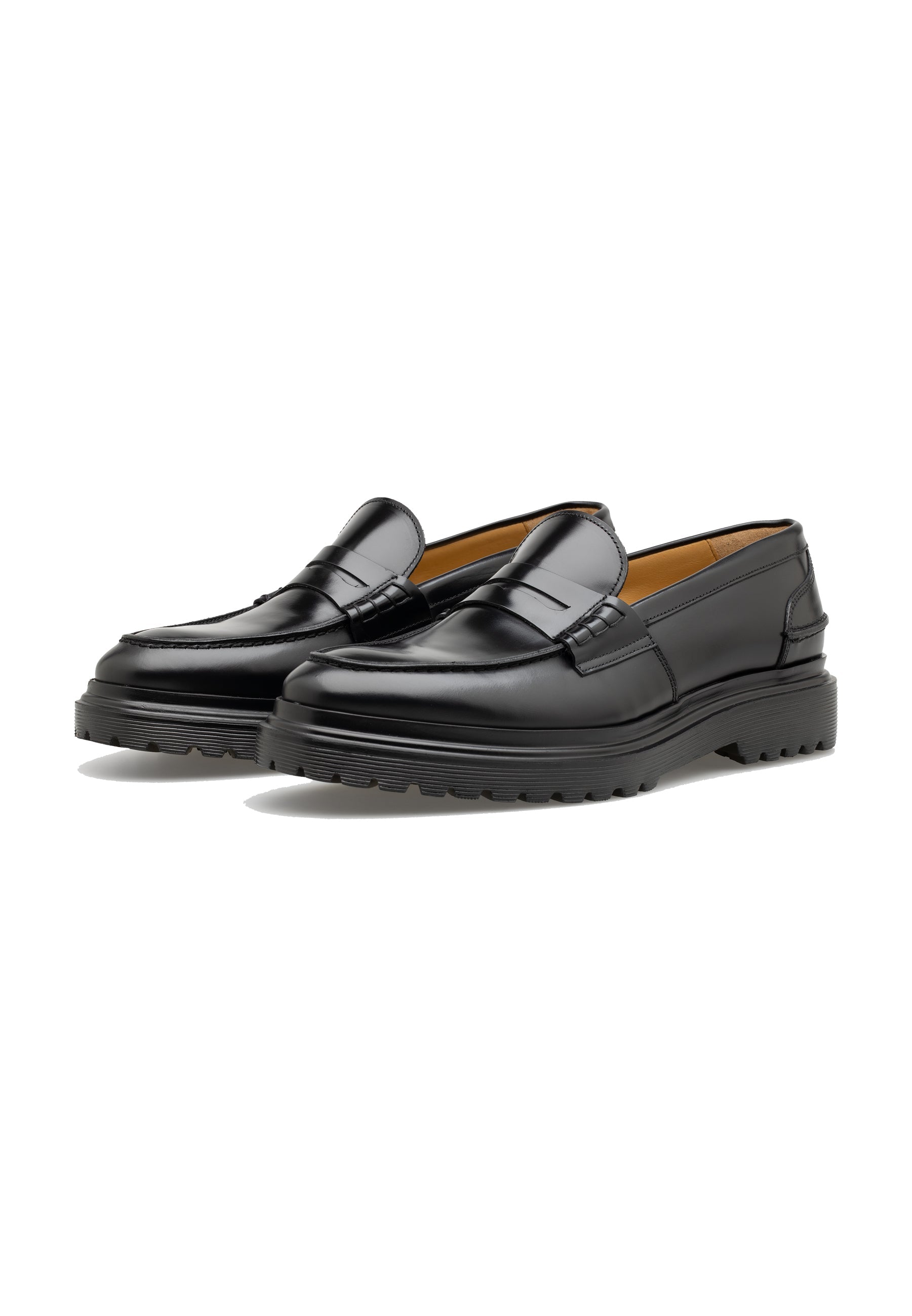 Men's Leather Polished Penny Loafer