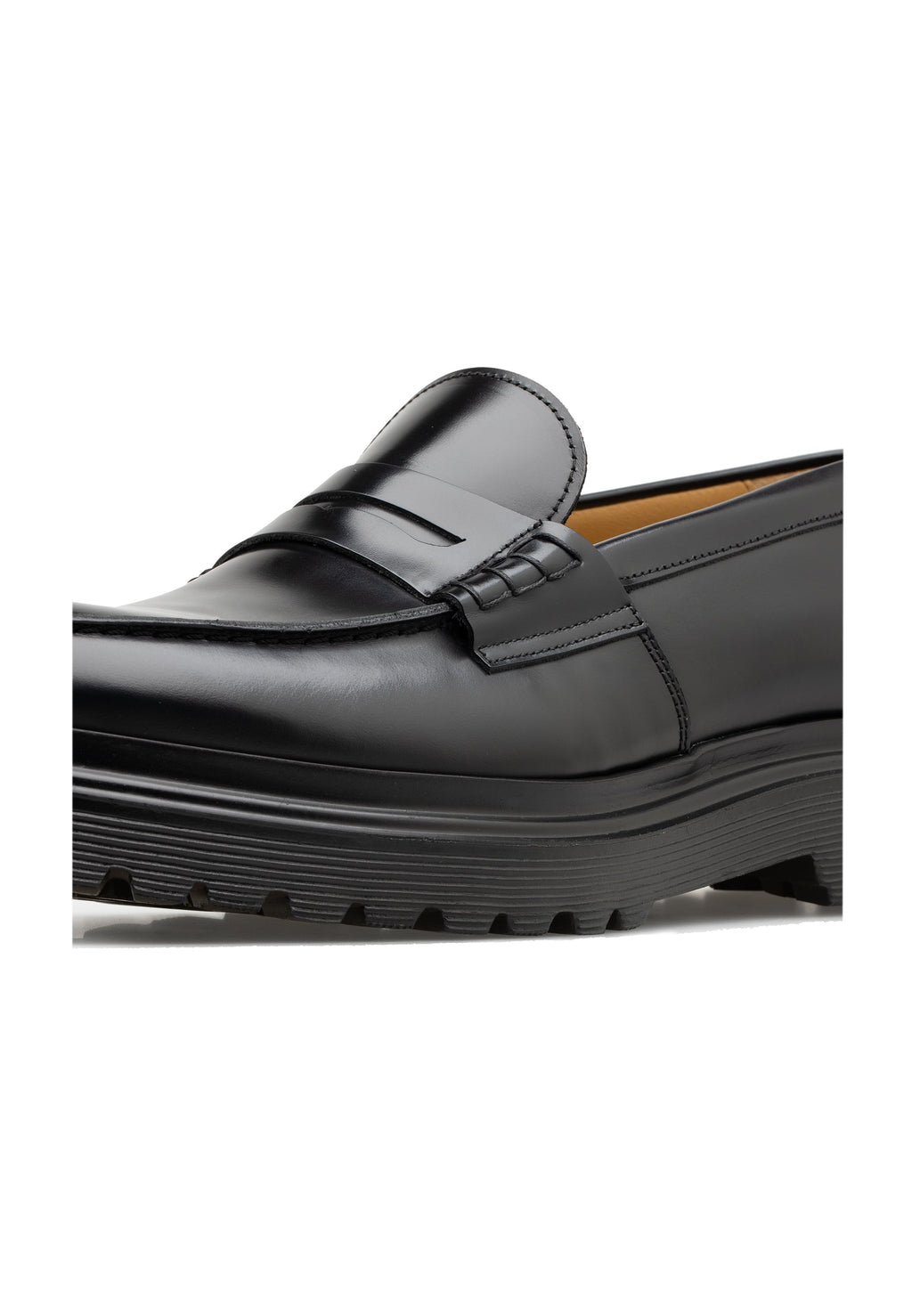 Men's Leather Polished Penny Loafer