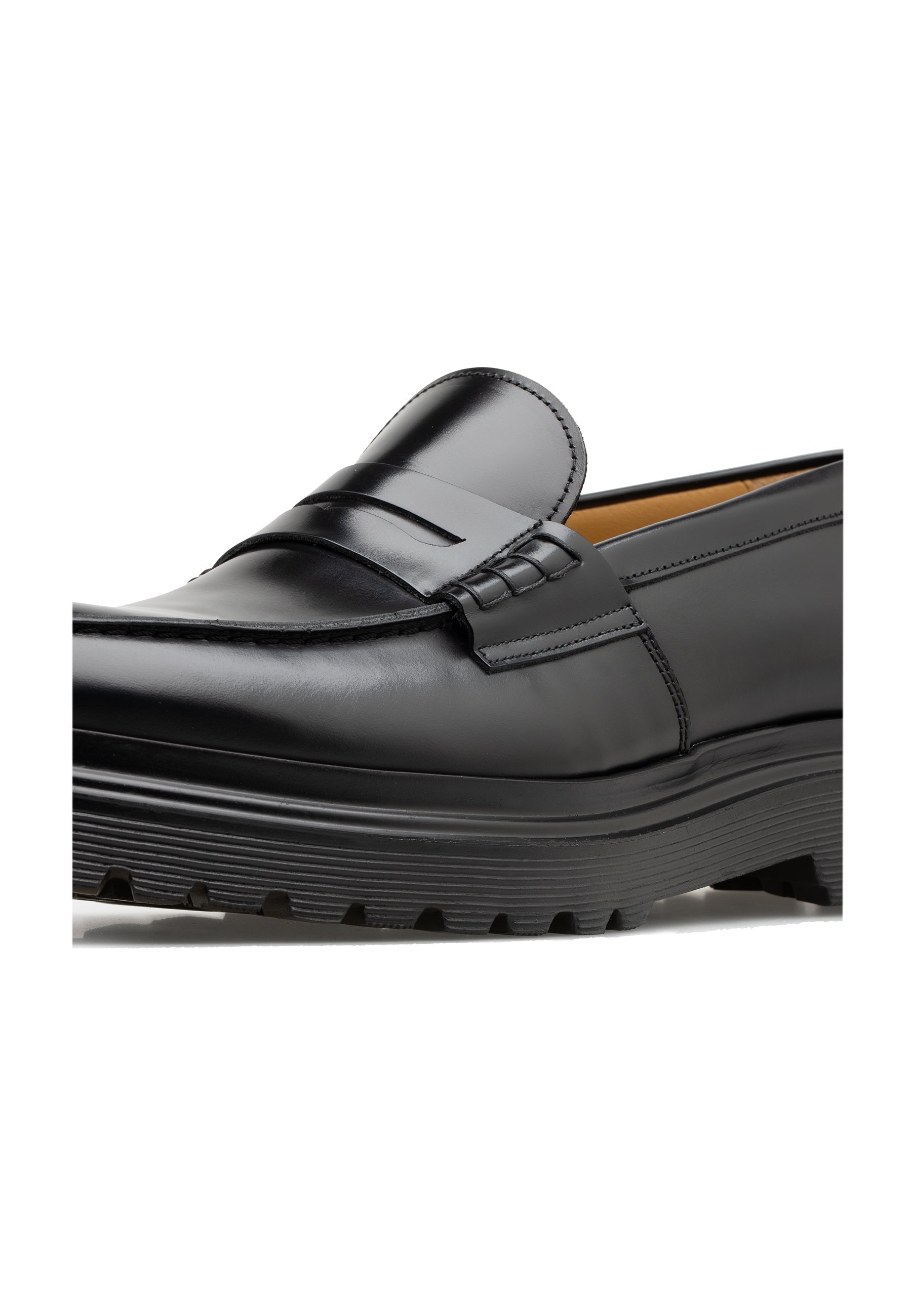 Men's Leather Polished Penny Loafer