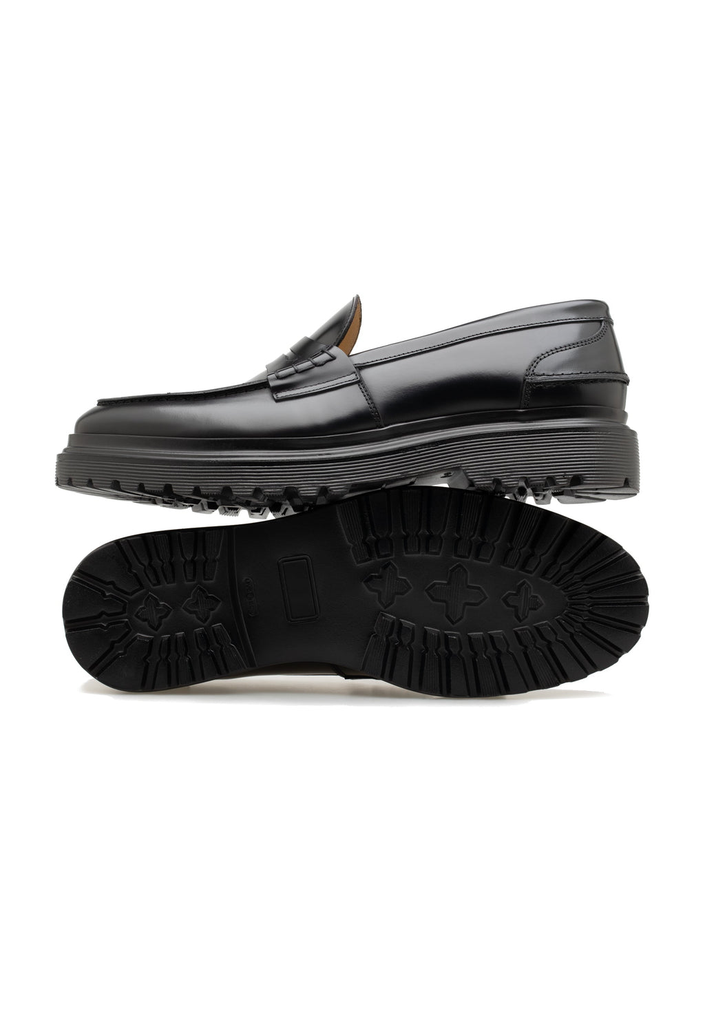Men's Leather Polished Penny Loafer