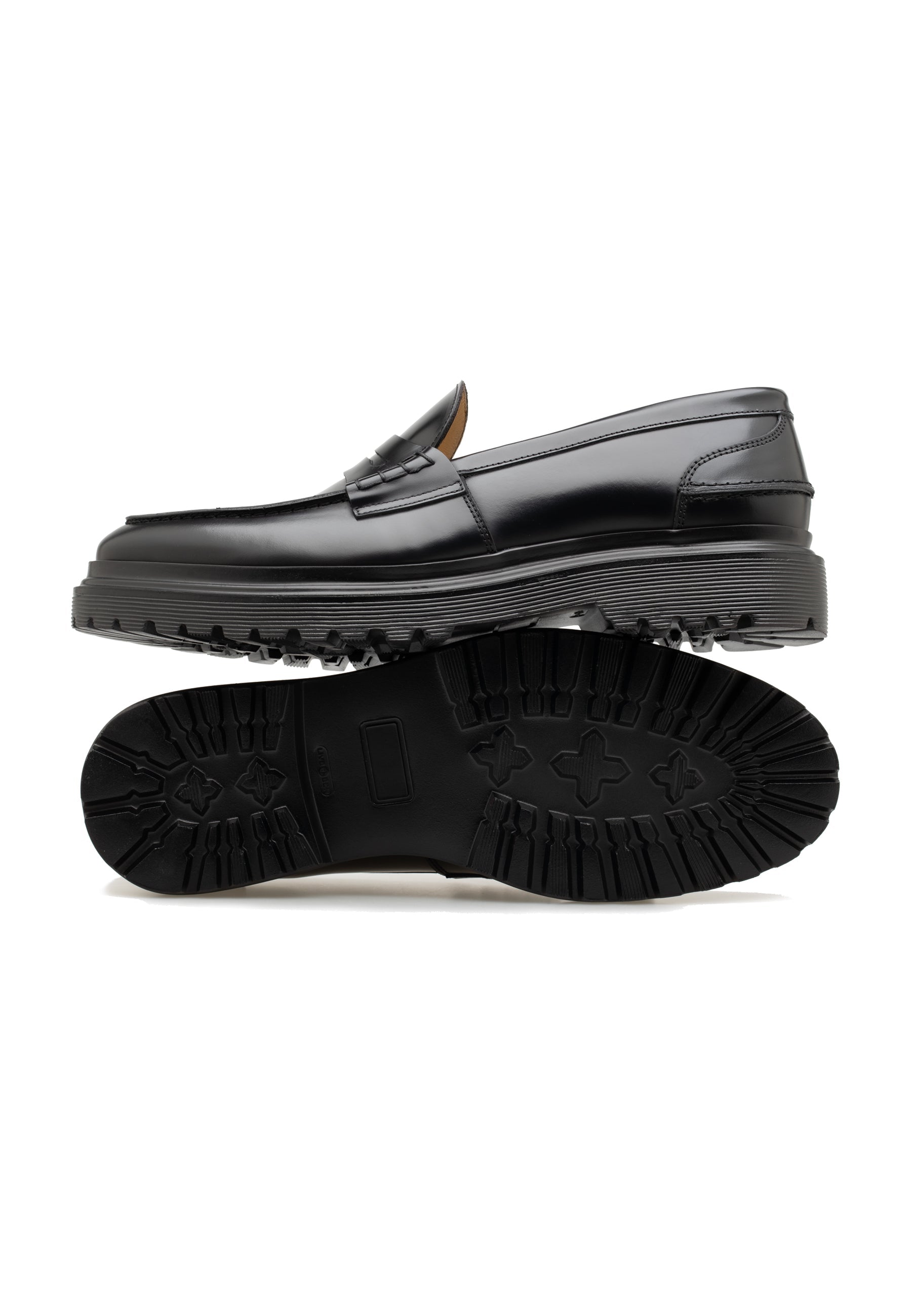 Men's Leather Polished Penny Loafer