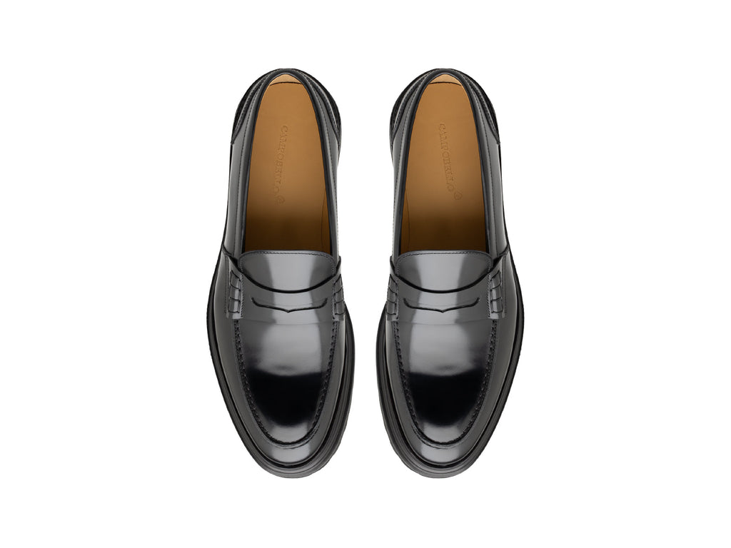 Men's Leather Polished Penny Loafer