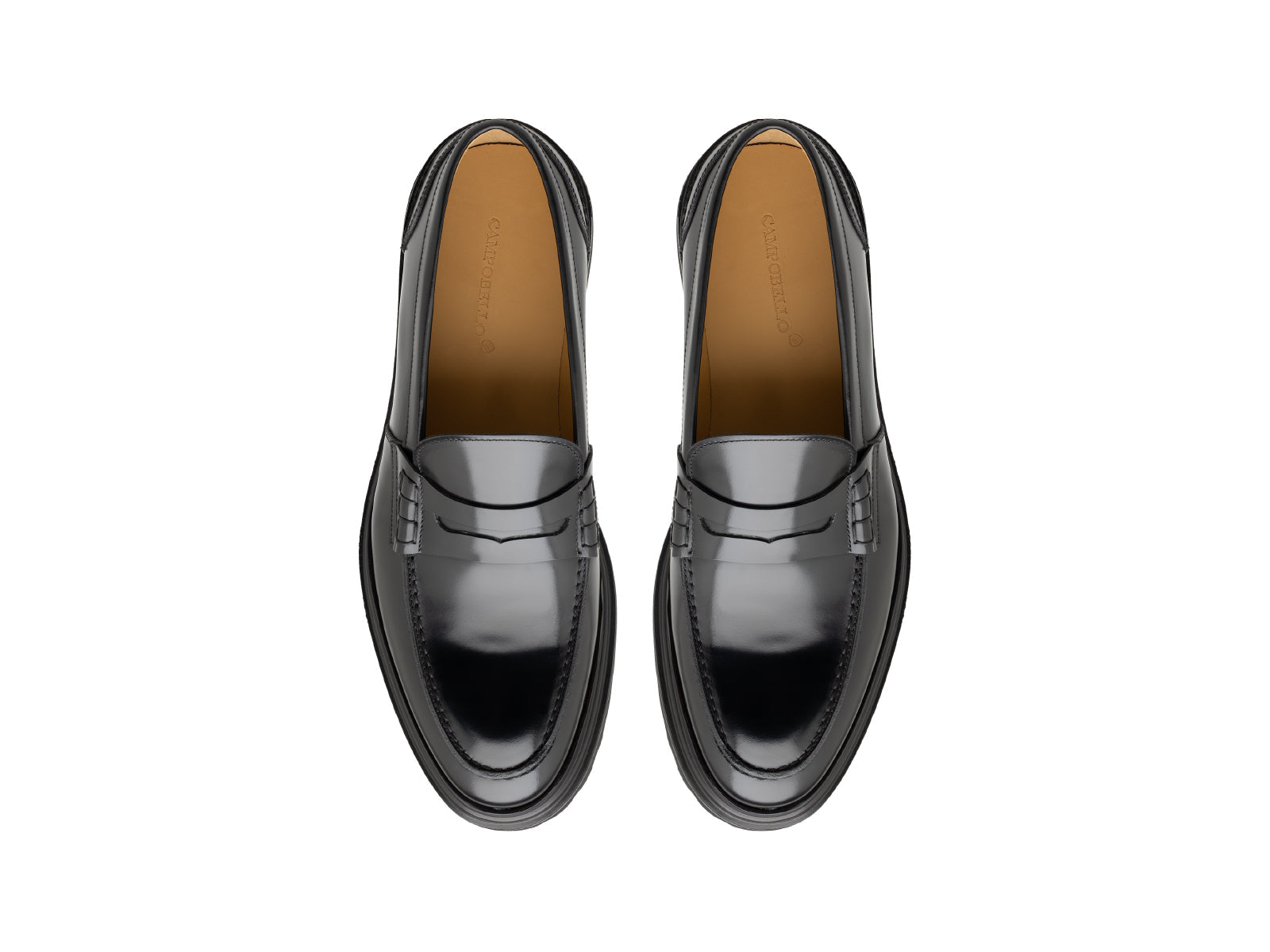 Men's Leather Polished Penny Loafer
