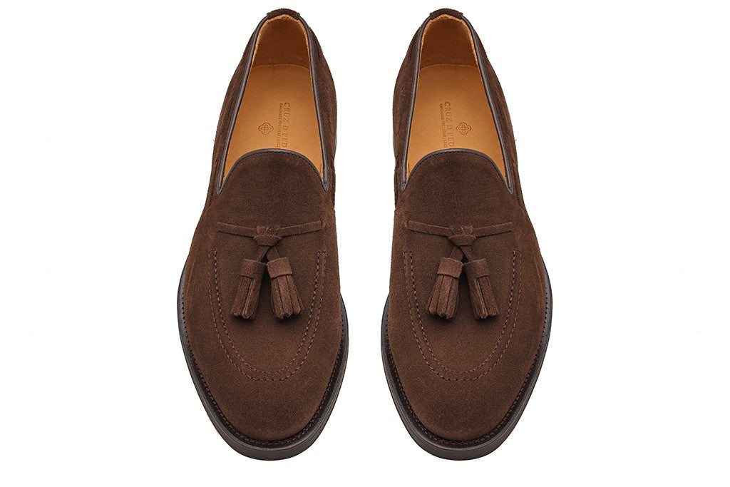 MEN'S SUEDE LEATHER TASSEL LOAFER