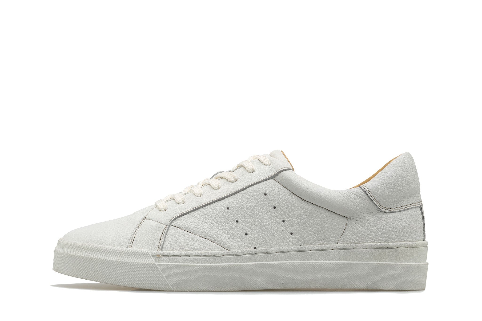 MEN'S CALF ANILINE LEATHER SNEAKER