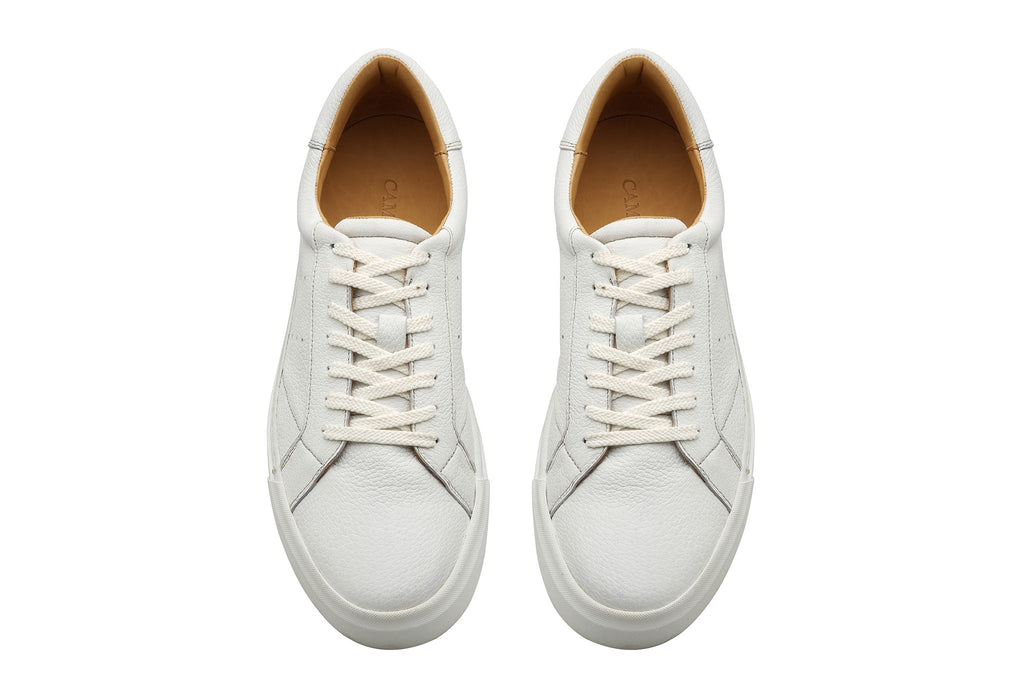 MEN'S CALF ANILINE LEATHER SNEAKER