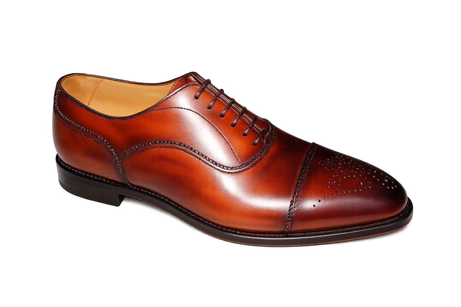 MEN'S CALF LEATHER OXFORD SHOES