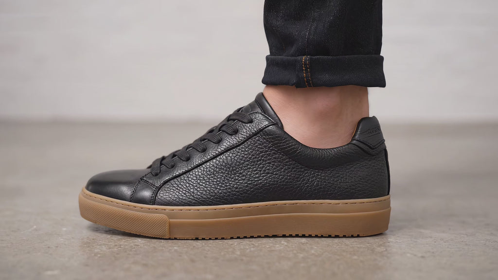 Baskets en cuir à semelle cupsole — Homme