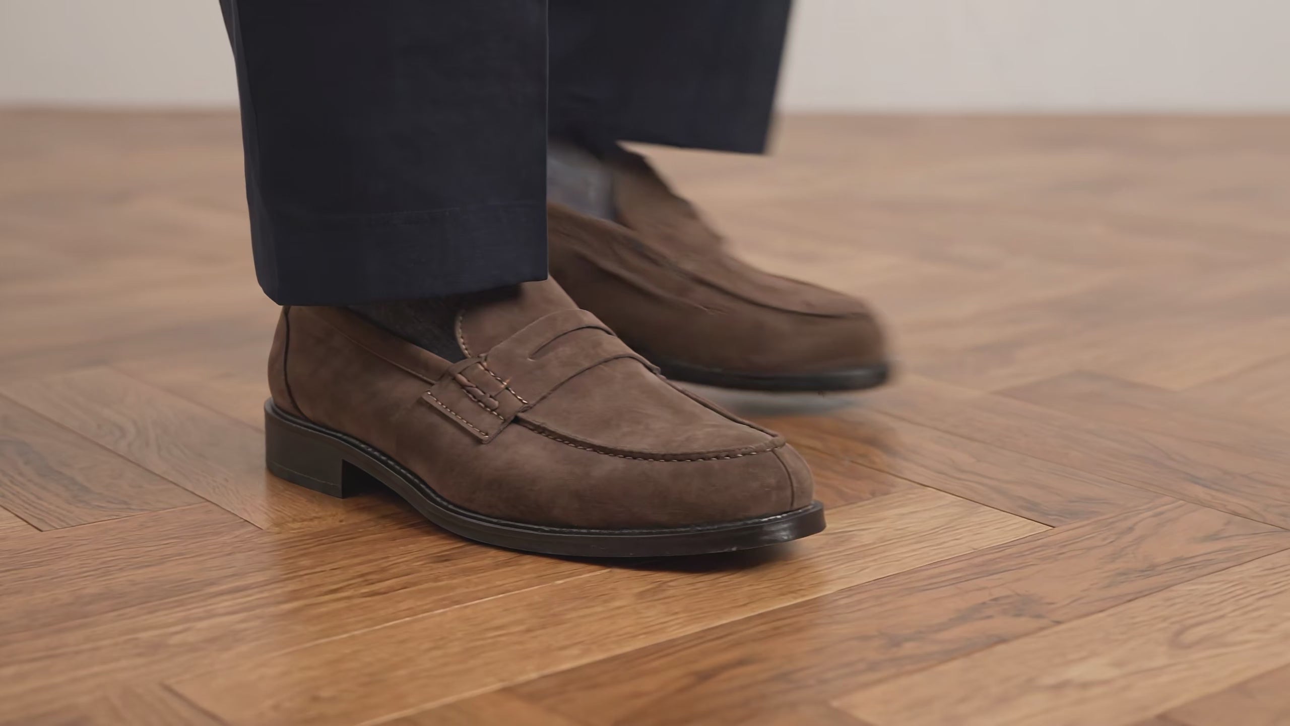 Penny Loafer aus Wildleder für Herren